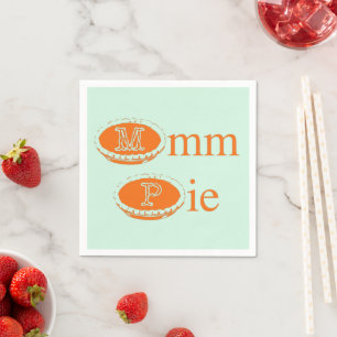 Serviette En Papier Mmmmm Pie (Thanksgiving)