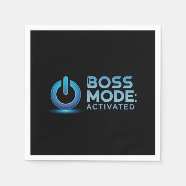 Serviette En Papier Mode Boss Conception activée : Mettez votre style  (Devant)