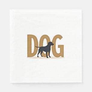 Serviette En Papier Mode de vie fitness vintage Husky Exercice Chien D
