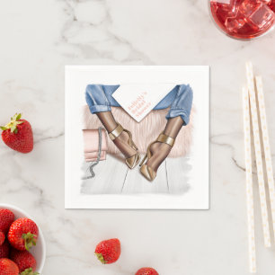 Serviette En Papier Mode Glam Chic