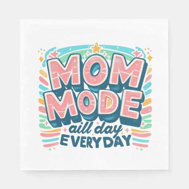 Serviette En Papier Mode Maman tous les jours (Devant)