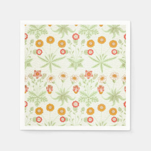 Serviette En Papier Modèle botanique vintage de marguerite de William