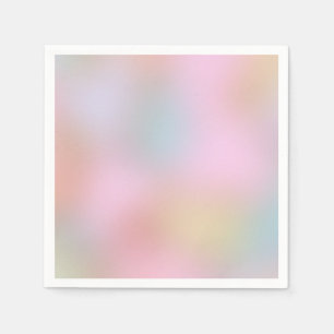 Serviette En Papier Modèle d'art abstrait de couleurs pastel élégant