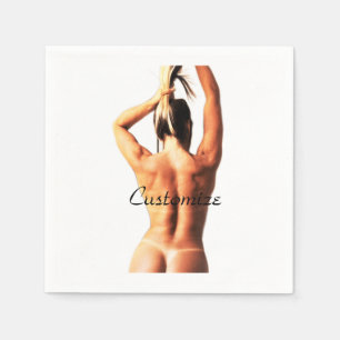 Serviette En Papier Modèle de fitness Tanlines Thunder_Cove