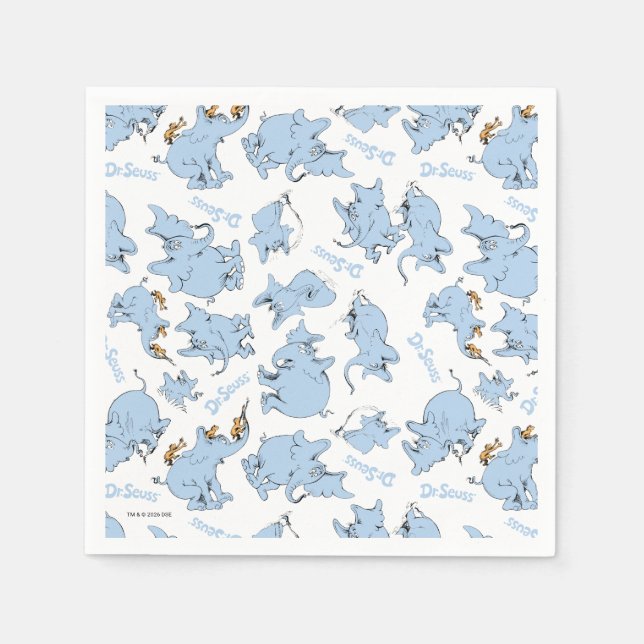 Serviette En Papier Modèle de singe Horton Hears A Who (Devant)