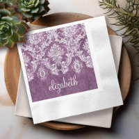 Modèle et nom de Damas Vintage de prune
