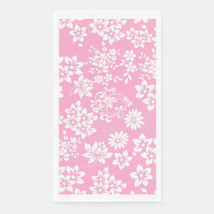 Serviette En Papier Modèle floral.b L Pink BG