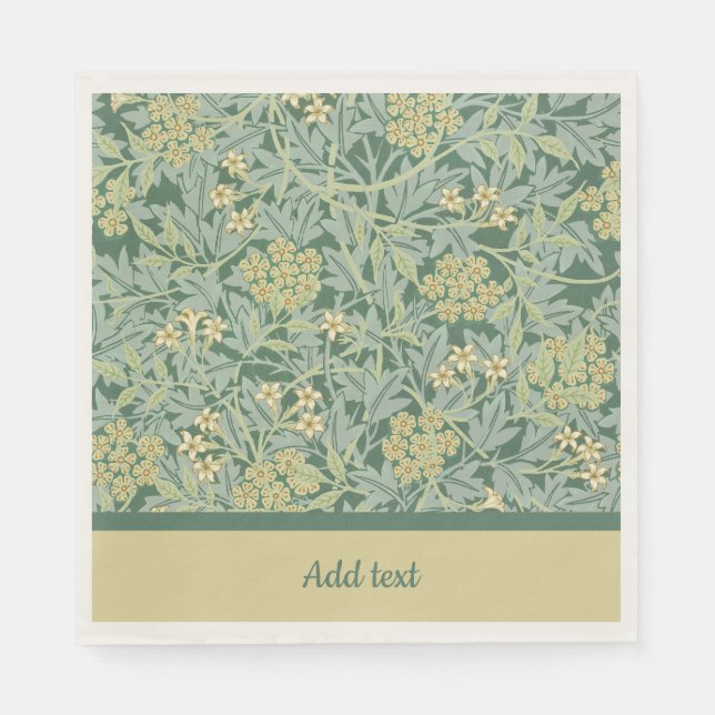 Serviette En Papier Modèle Jasmine (Devant)