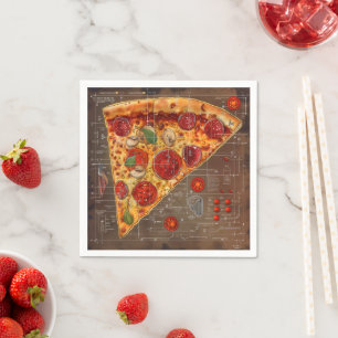 Serviette En Papier Modèle moderne Pizza