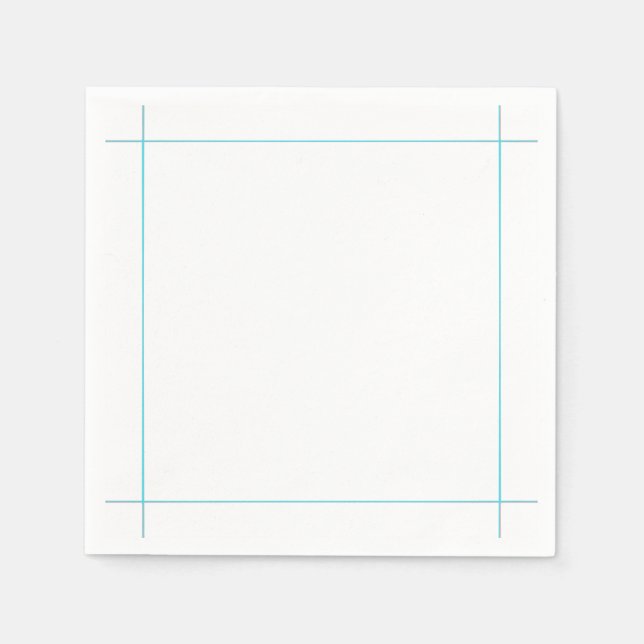 Serviette En Papier Modèle Napkin (Devant)