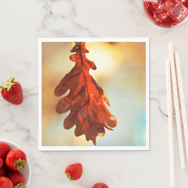 Serviette En Papier modèle Portrait de Napkin (En situation)