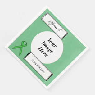 Serviette En Papier Modèle standard vert par Kenneth Yoncich