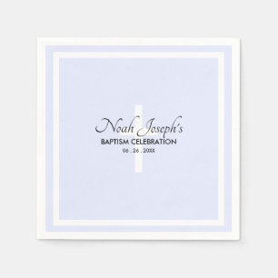 Serviette En Papier Modern BAPTISM Event Paper Party Napkin