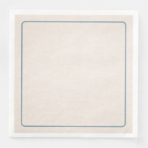 Modern Passover Seder Linen-Style Paper Napkin
