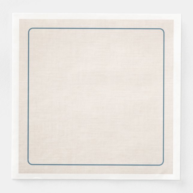 Serviette En Papier Modern Passover Seder Linen-Style Paper Napkin (Devant)