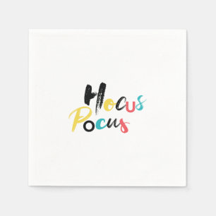 Serviette En Papier Moderne, coloré, amusant, cool, Hocus Pocus tendan