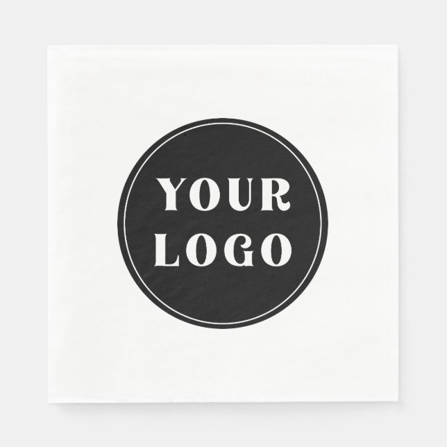 Serviette En Papier Moderne, élégant, élégant et personnalisable (Devant)