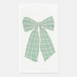Serviette En Papier Moderne Pretty Green En vichy Romantique Coquette 