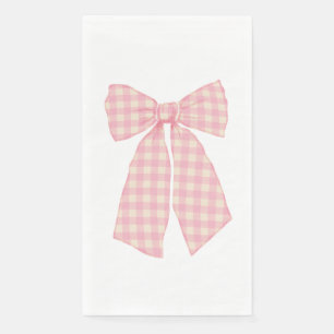 Serviette En Papier Moderne Pretty Rose En vichy Romantique Coquette B