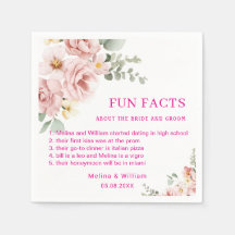 Moderne rose Floral Fun Faits Mariage