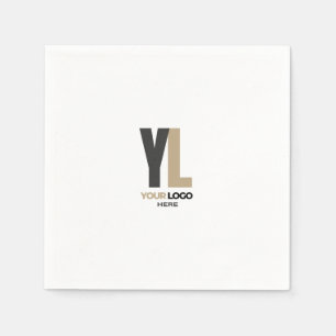 Serviette En Papier Moderne Simple Entreprise logo vertical Marque d'a
