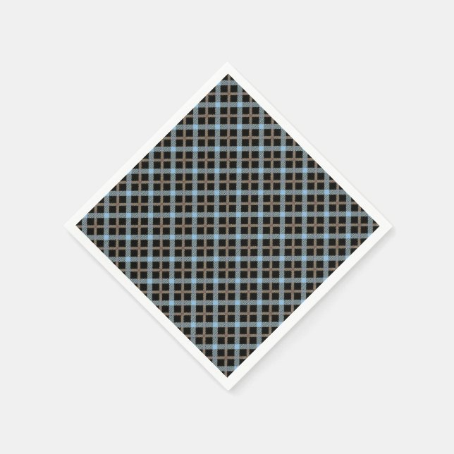 Serviette En Papier Modifier la couleur plaid1 (Coin)