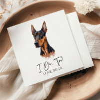 Moi Aussi ! Dobermann Mariage de chien