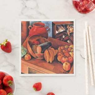 Serviette En Papier Moise Kisling, Nature morte avec des fruits,