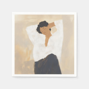 Serviette En Papier Moment calme