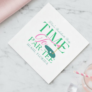 Serviette En Papier Moment de faire la fête au golf pour l'enterrement