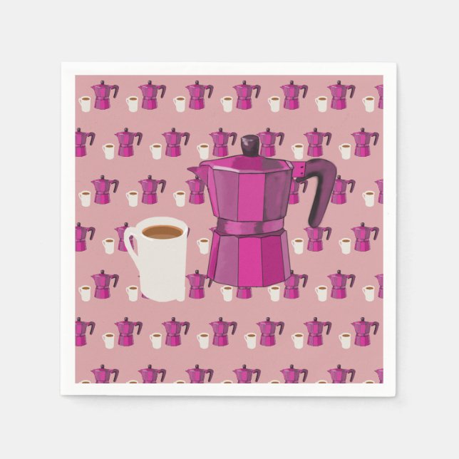 Serviette En Papier Moment pour le café (Devant)