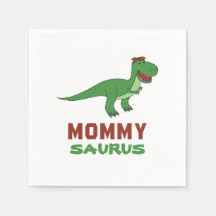 Serviette En Papier Mommysaurus Dinosaur T-Rex Dino Fête des mères