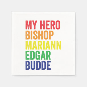 Serviette En Papier Mon héros Mgr Mariann Edgar Budde Trans LGBT