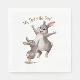 Serviette En Papier Mon Père Est Le Meilleur