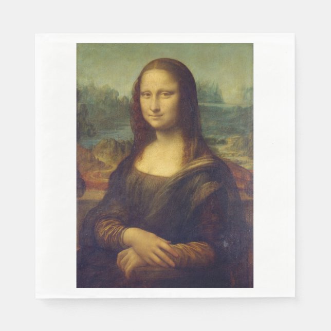 Serviette En Papier Mona Lisa (Devant)
