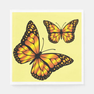 SERVIETTE EN PAPIER MONARCH BUTTERFLY