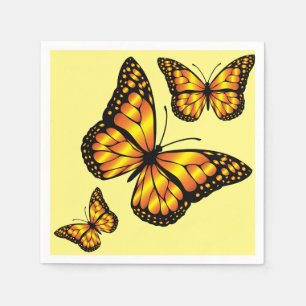 SERVIETTE EN PAPIER MONARCH BUTTERFLY
