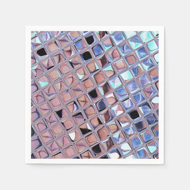 Serviette En Papier Monde Disco Ball Mirco super (Devant)