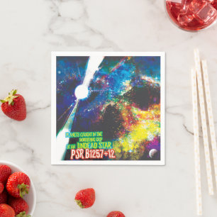 Serviette En Papier Mondes Zombie Galaxie d'Halloween