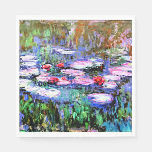 Serviette En Papier Monet - Los Nenufares (nénuphar)