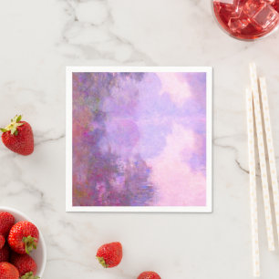 Serviette En Papier Monet - Misty Morning sur la Seine