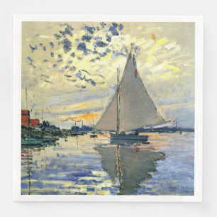 Serviette En Papier Monet - Voilier au Petit-Gennevilliers