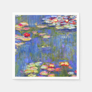Serviette En Papier Monet Water Lilies