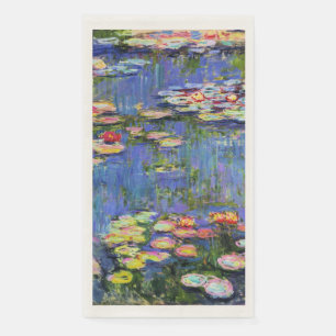 Serviette En Papier Monet - Water Lilies, 1916,