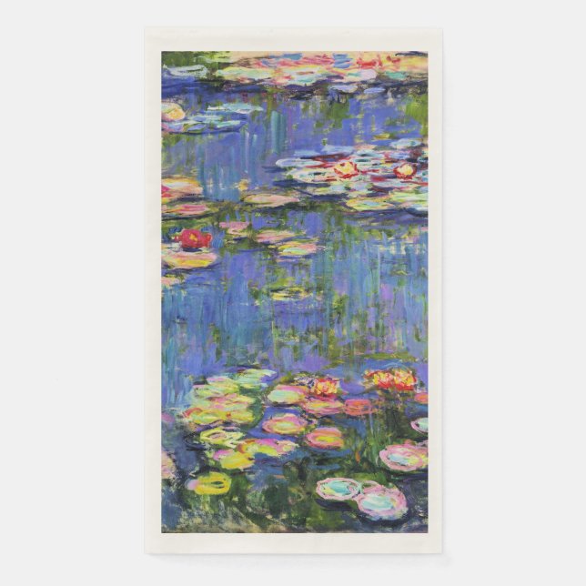 Serviette En Papier Monet - Water Lilies, 1916, (Devant)