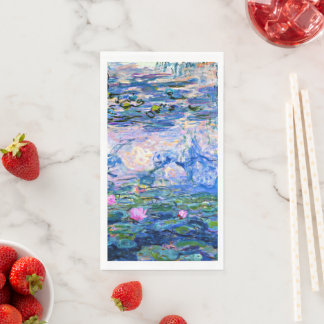 Serviette En Papier Monet, Water Lilies, 1919,