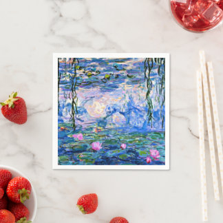 Serviette En Papier Monet - Water Lilies, 1919,
