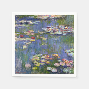 Serviette En Papier Monet Water Lilies Fine Art (1916)