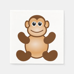 SERVIETTE EN PAPIER MONKEY