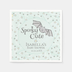 Serviette En Papier Monnaie Batty, Etoiles & Lunes Éffrayant mignonne